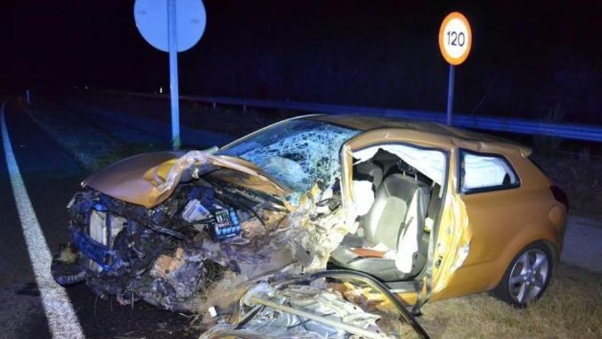 Fallece un conductor que circulaba por la autovía de Verín en sentido contrario