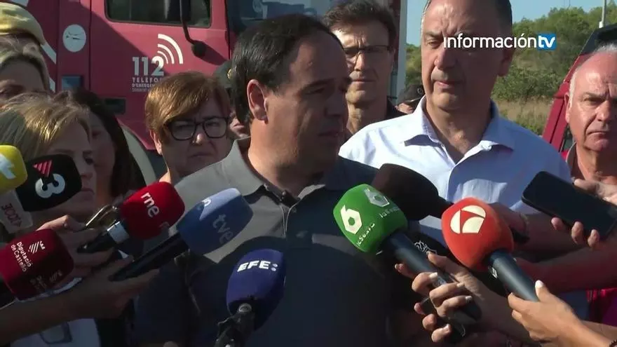 Pérez Llorca advierte de que el incendio de Soneja sigue sin perimetrar ante una ola de calor "muy complicada"