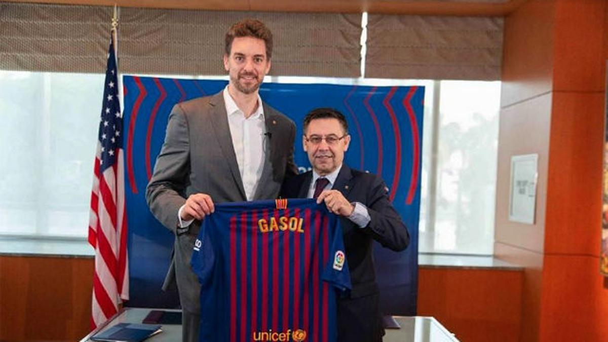 Pau Gasol se une al Barcelona