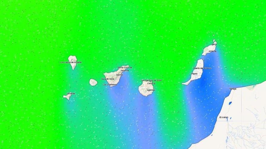 Aemet prevé un ascenso de las temperaturas y aumento del viento en Canarias este martes