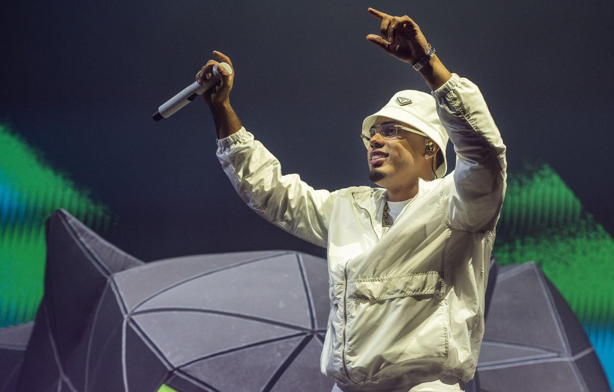 Concierto de Myke Towers en el Palau Sant Jordi. FOTO FERRAN SENDRA