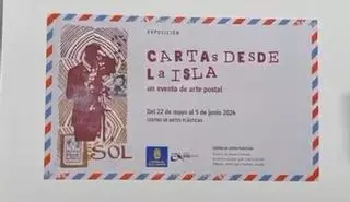 'Cartas desde la isla': la exposición de la capital grancanaria que difunde el arte gráfico a partir del intercambio postal