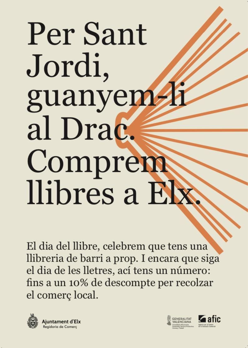 Campaña con motivo del Día del Libro en Elche