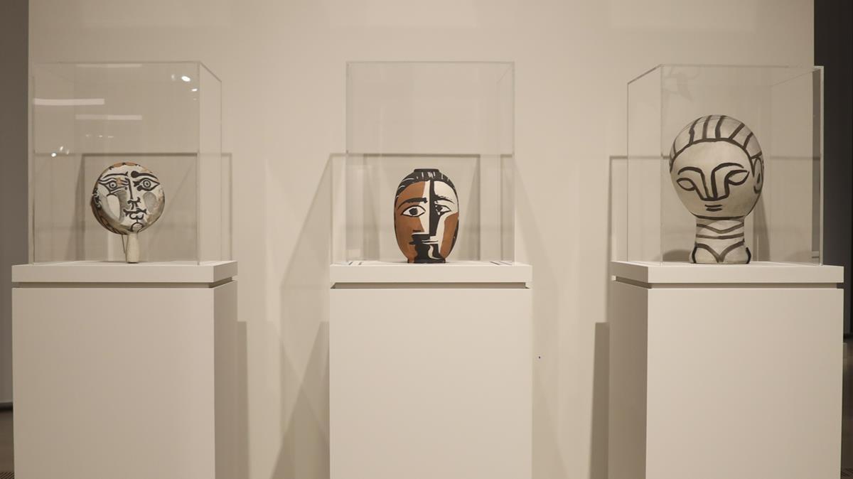 Un aspecto de la exposición 'Picasso ibero' en el Centro Botín de Santander.