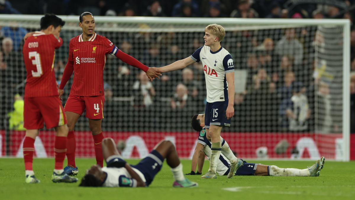 Van Dijk, tras la derrota ante el Tottenham