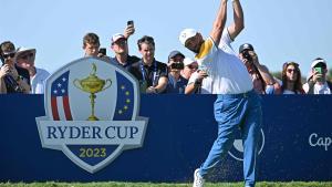 Jon Rahm, en la jornada de entrenamiento de la Ryder en Roma