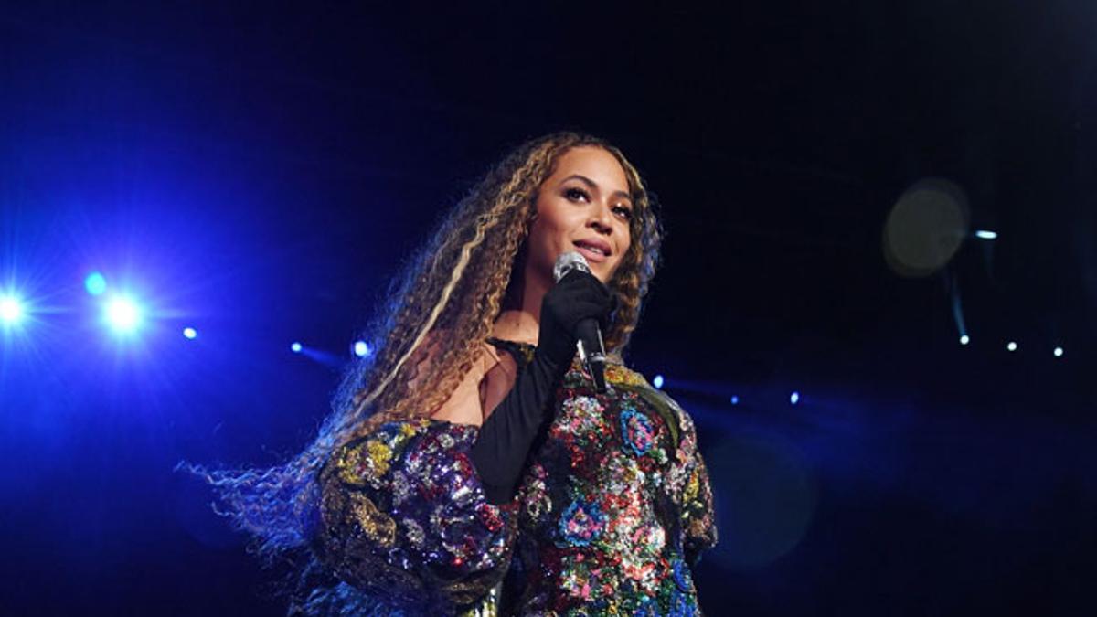 La cantante Beyoncé durante un concierto