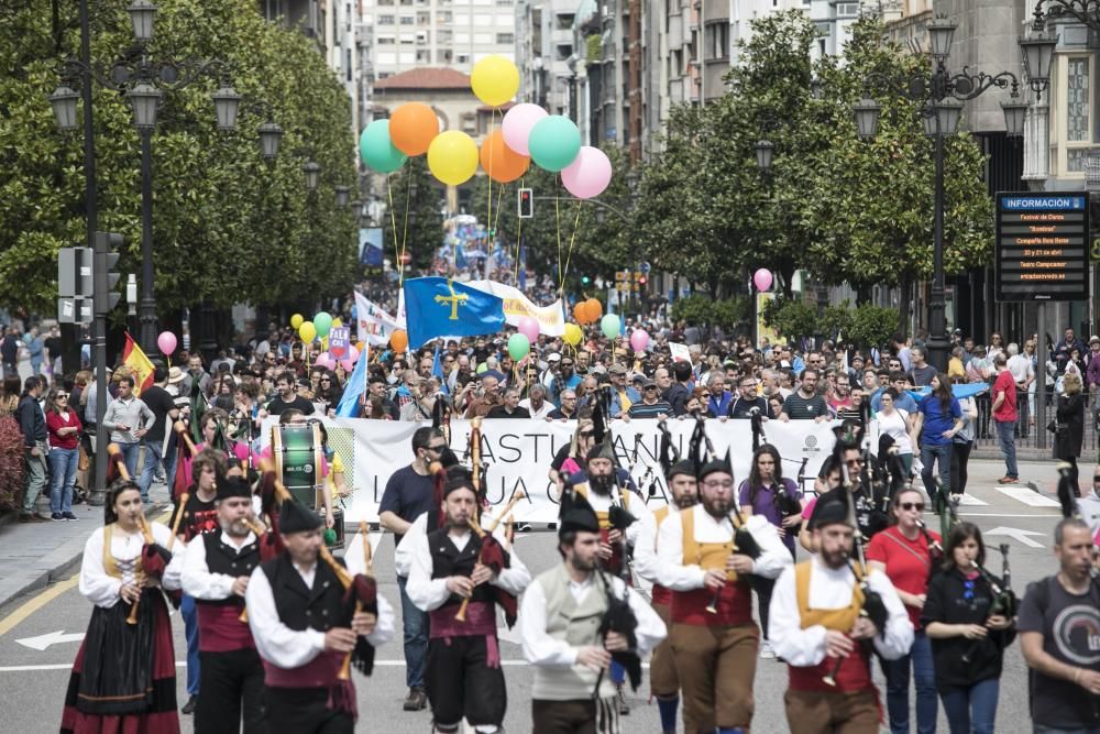 La manifestación, en imágenes