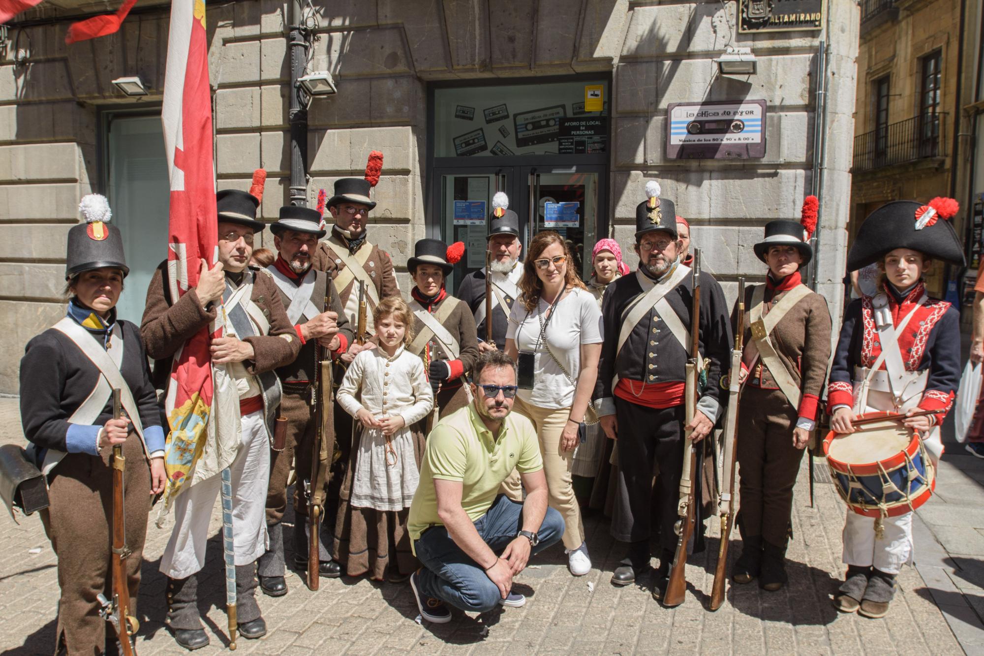 En imágenes: así fue la recreación en Oviedo de la revolución asturiana contra los franceses