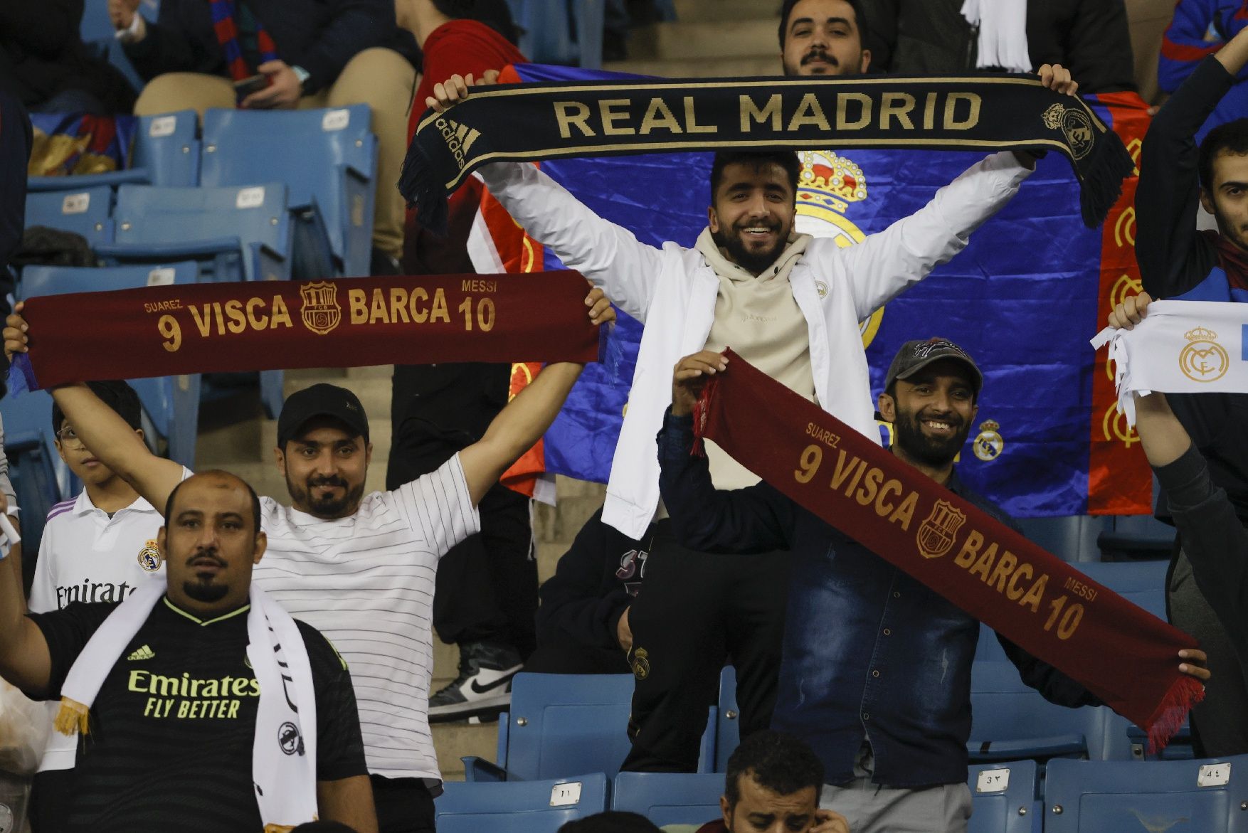 Les millors imatges de la final de la supercopa entre el Madrid i el Barça