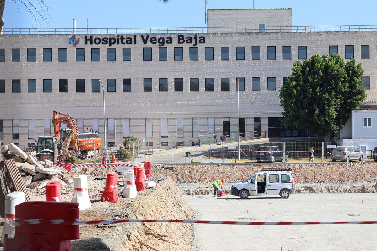 Inicio de las obras en el centro hospitalario, en 2023