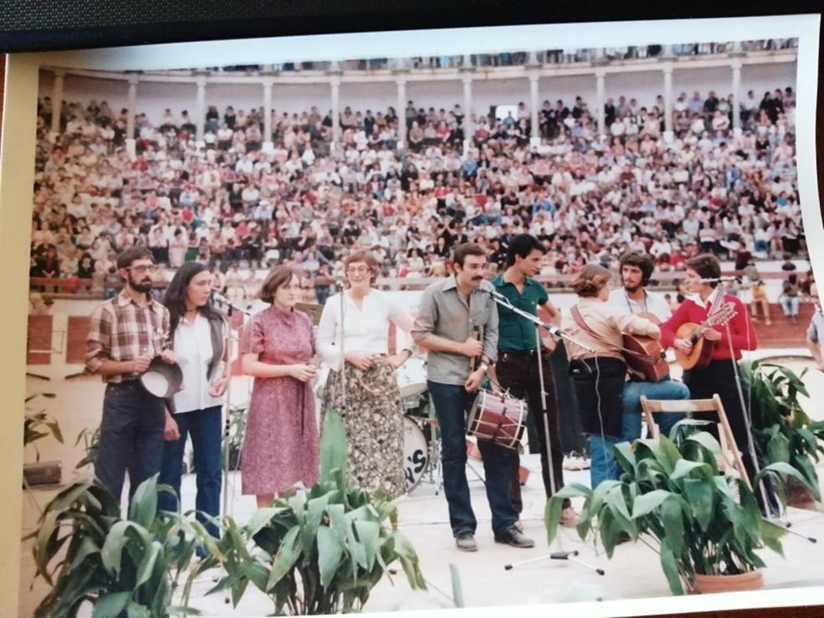 Plaza de toros de Cáceres, 1977.