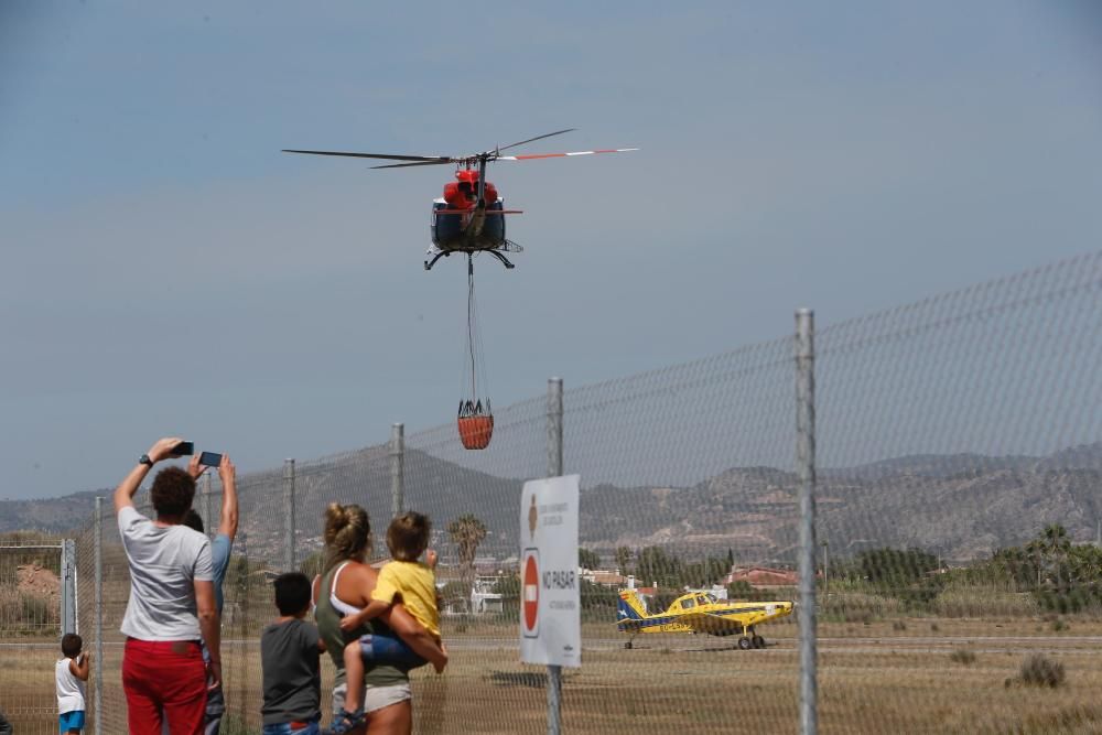 Incendio forestal en Artana