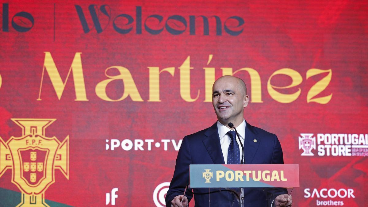 Roberto Martínez se presenta con Portugal