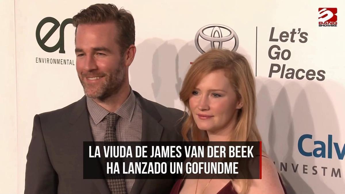 El Gofundme de la viuda de James Van Der Beek