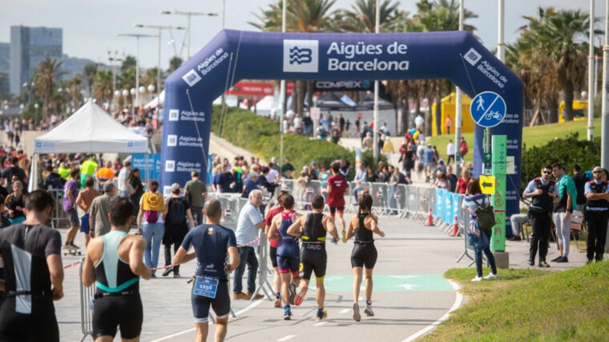 El triatlón Barcelona, en una foto de archivo.