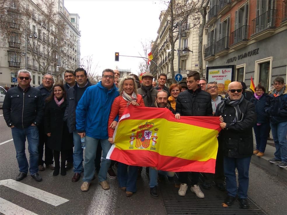 Manifestación en Madrid contra Pedro Sánchez