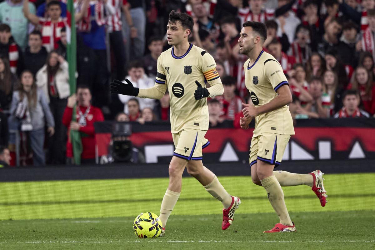 Pedri y Eric Garcia llevarán la manija y sustentarán el centro del campo en el Metropolitano
