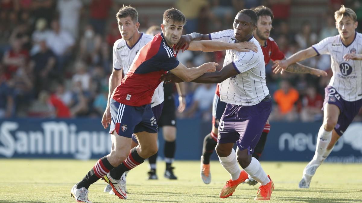 Barbero, autor del gol del empate de Osasuna