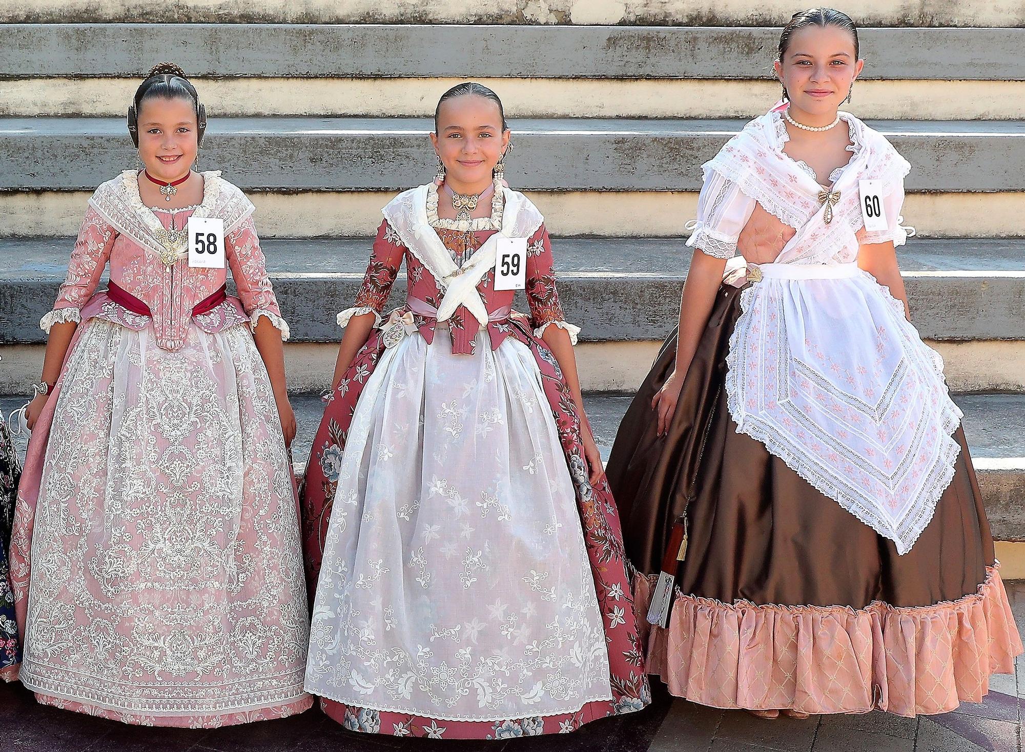 Las niñas que quieren ser fallera mayor infantil de València y corte 2022