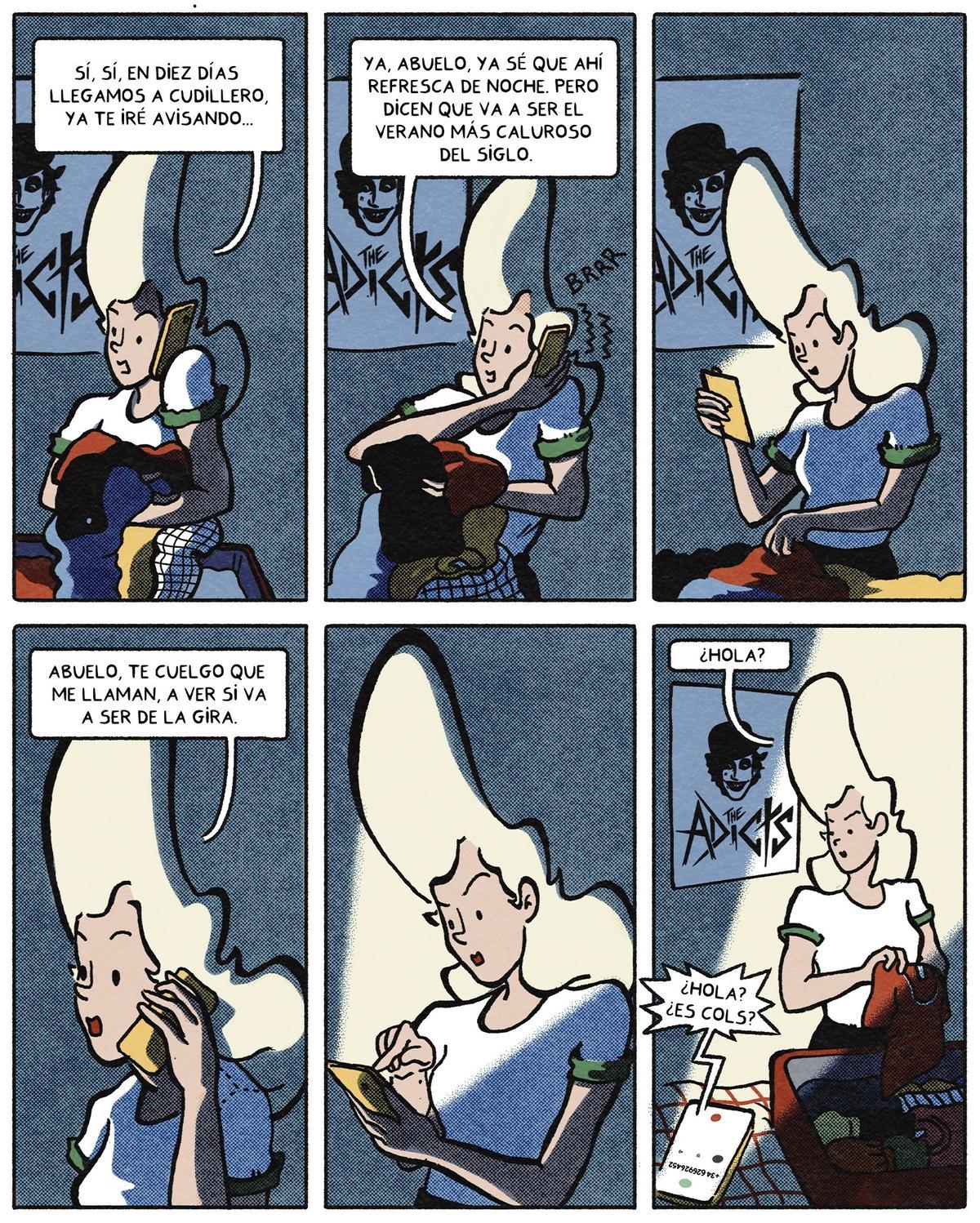 Una de las páginas de 'Cara B', de Clara y Olivia Cábez.