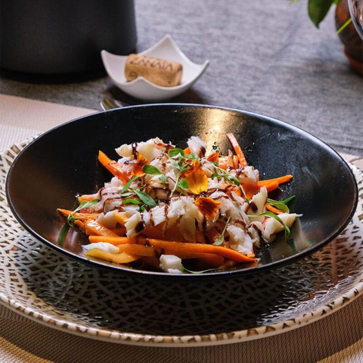 Una imagen de uno de los platos del restaurante Silogía sacada de su página web