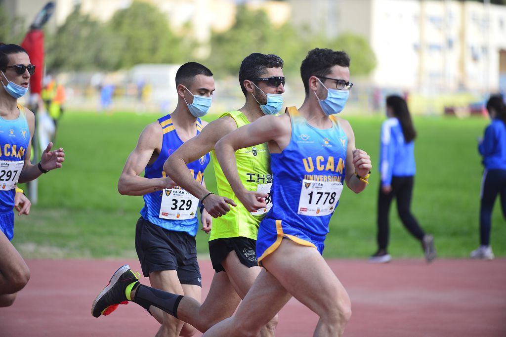 Pruebas de atletismo nacional en la pista de atletismo de Cartagena este domingo