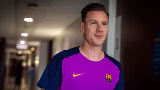 Ter Stegen se queda en el gimnasio en el primer entrenamiento de la pretemporada