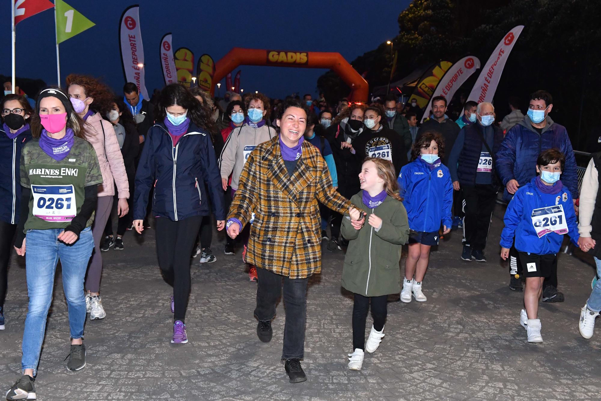 Carrera popular nocturna de la Torre de Hércules en A Coruña