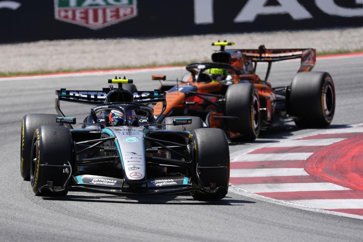 Kimi Antonelli y Lando Norris.