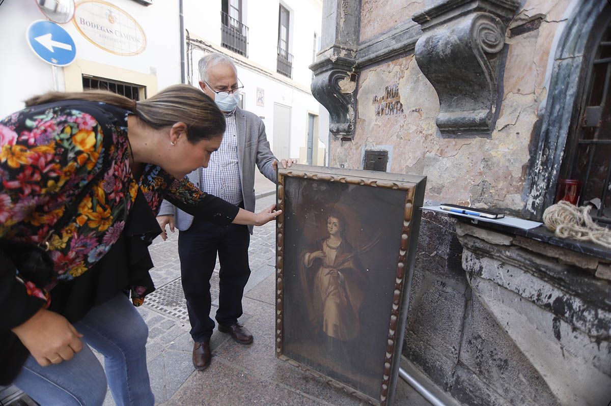 El altar de San Rafael de la Calle Lineros