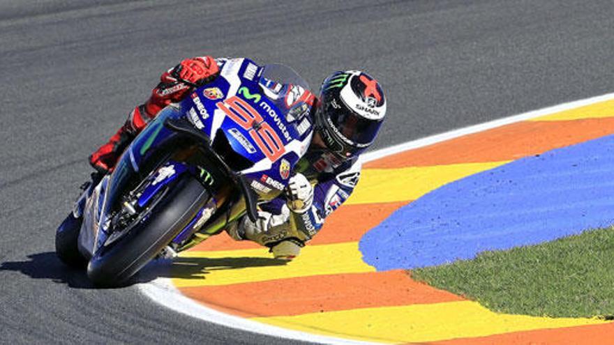 Jorge Lorenzo, en Cheste.