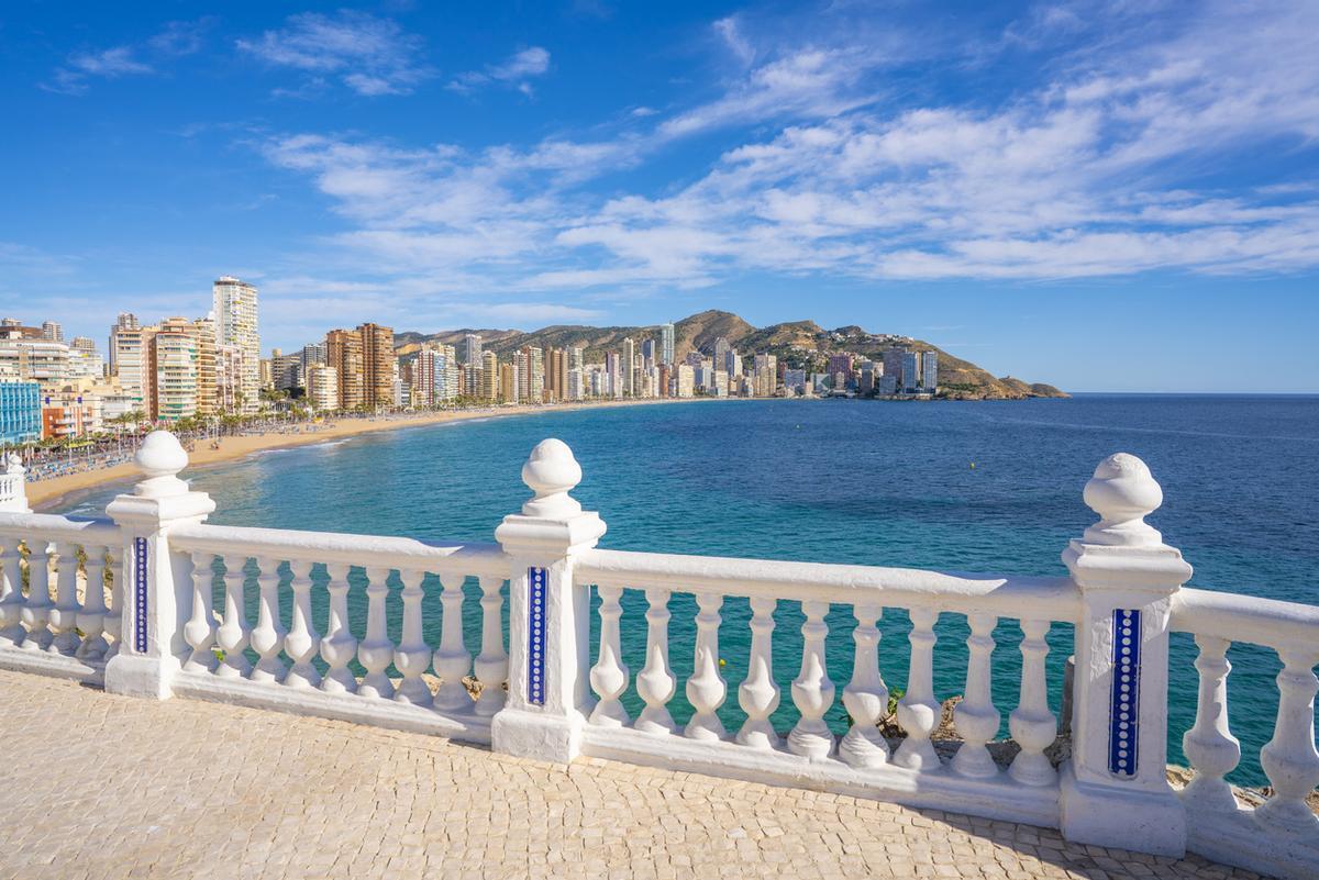 Vista de la Playa de Levante desde el Balcón del Mediterráneo