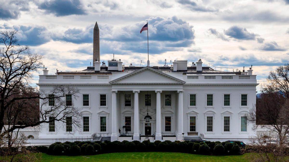 La fachada de la Casa Blanca.