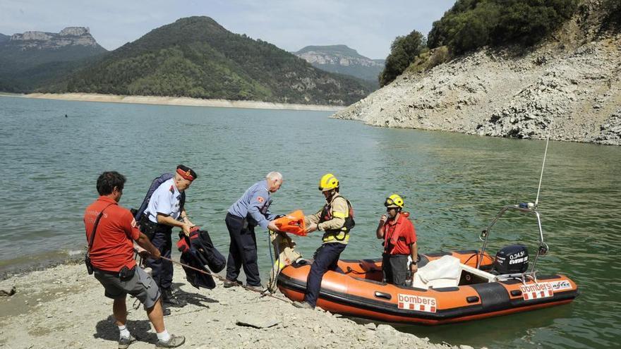 La joven de la pareja hallada en el pantano de Susqueda murió ejecutada