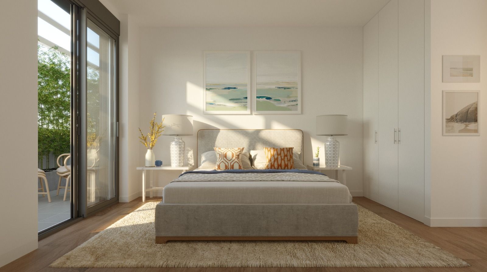 El diseño de Tribeka deja una amplio interior, como en los dormitorios