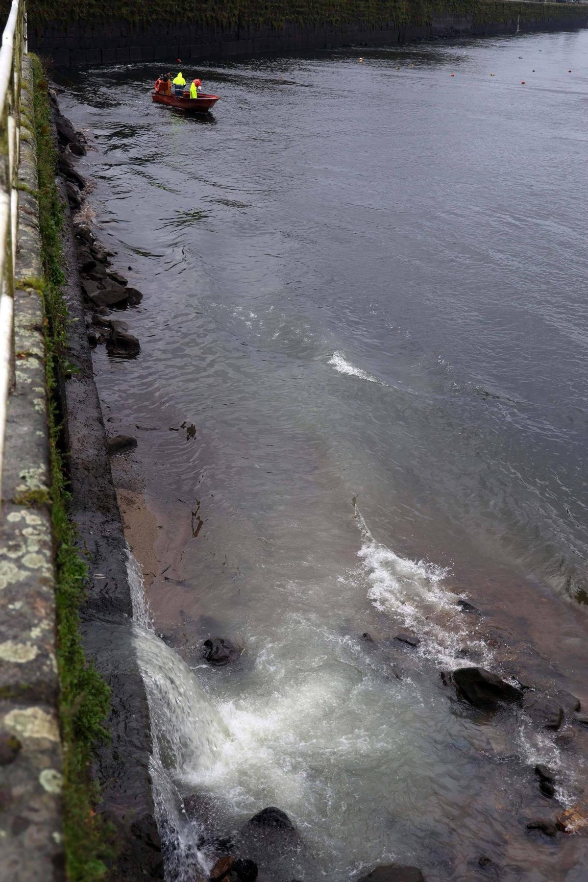 Uno de los puntos de vertido.