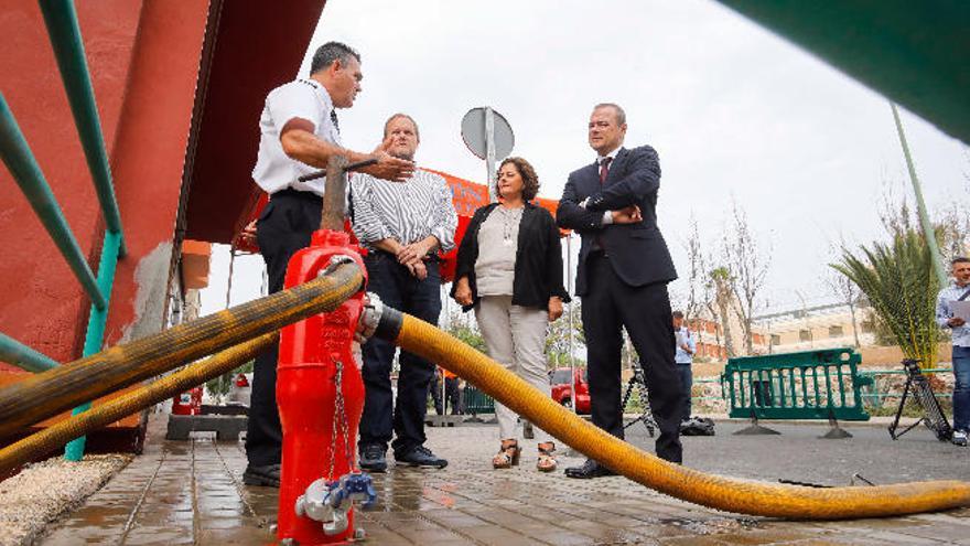 Nuevos hidrantes en el Risco de San Nicolás