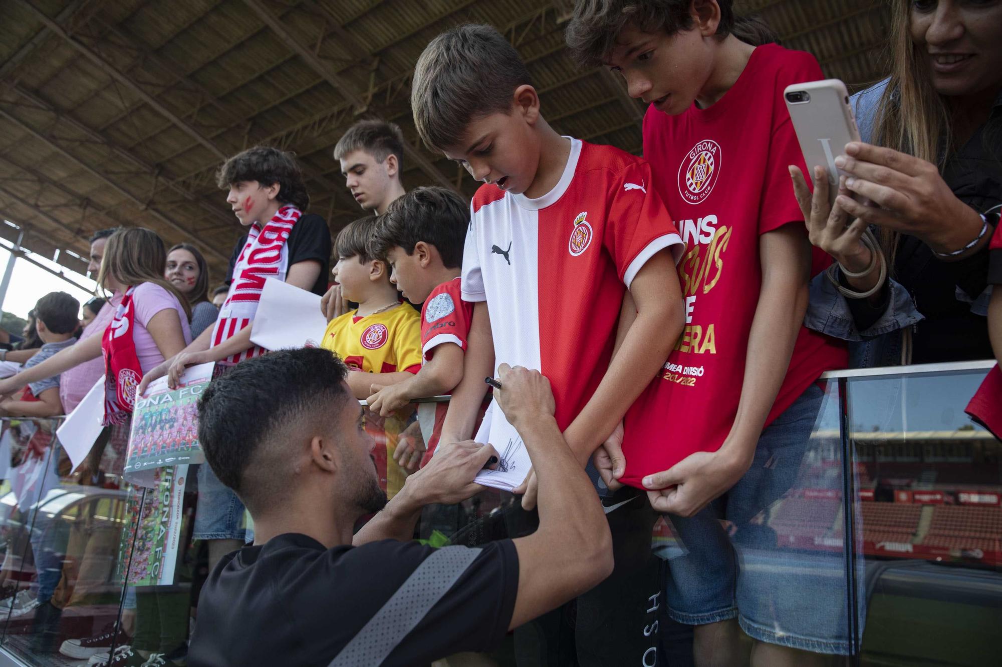 Entrenament obert del Girona FC a Montilivi per les Fires de Girona