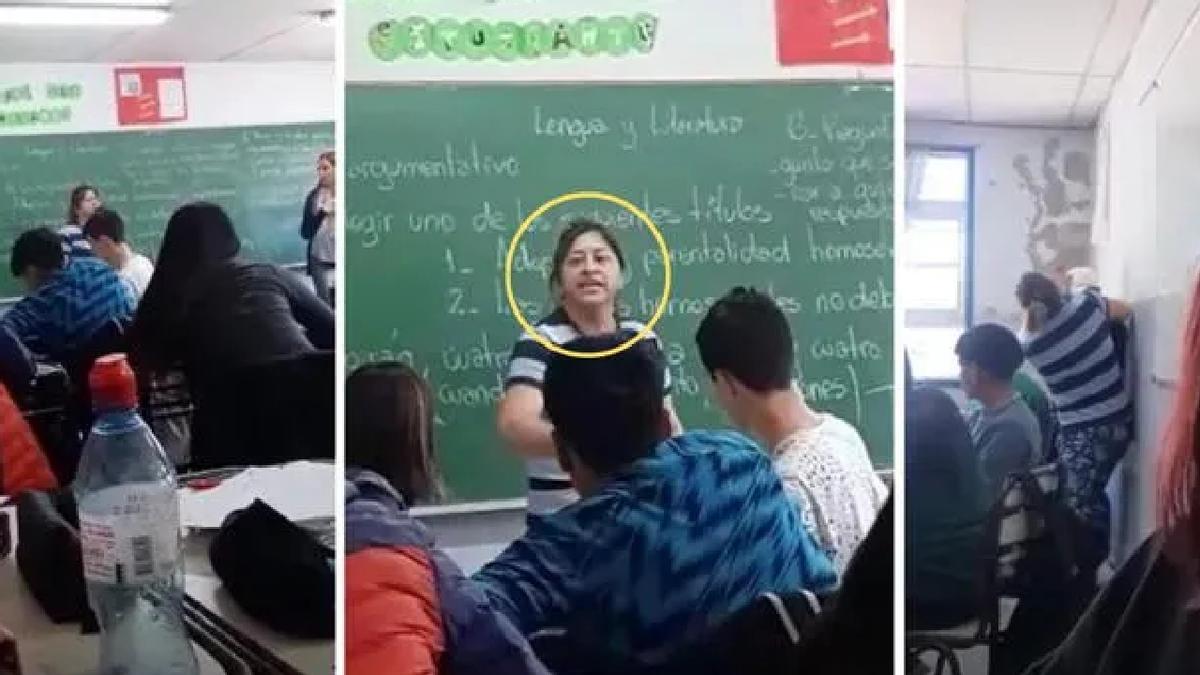 Una madre entra en una clase y golpea a un menor que le hacía bullying a su hijo