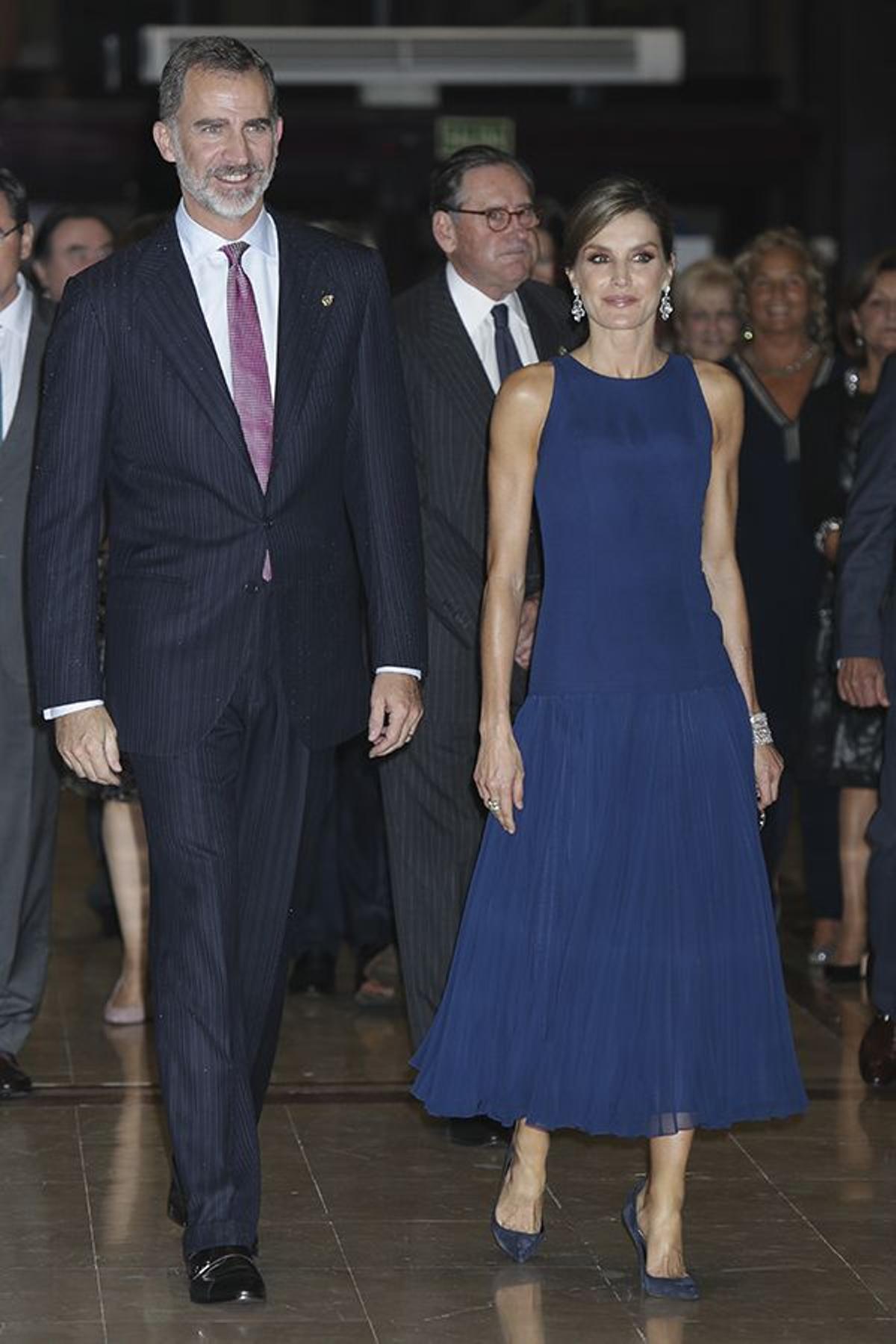 Letizia Ortiz y Felipe VI se mostraron encantados de estar en Oviedo en un evento tan especial para ellos
