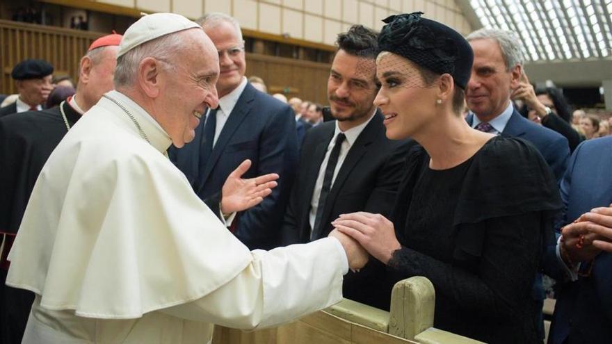 Katy Perry y Orlando Bloom, reconciliación ante el Papa