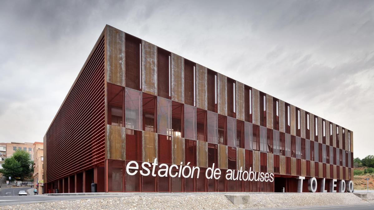 Fachada estación autobuses, Toledo