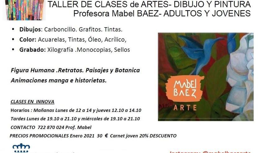 Clases de arte: Dibujo, pintura y grabado