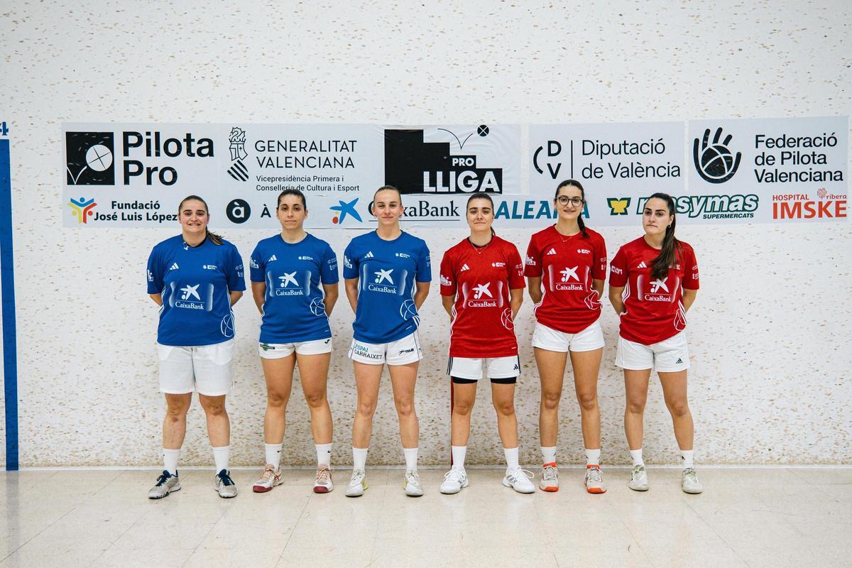 Mireia, Anabel i Irene (Massamagrell) contra Ana, Júli i Natalia (Pedreguer Rolser).