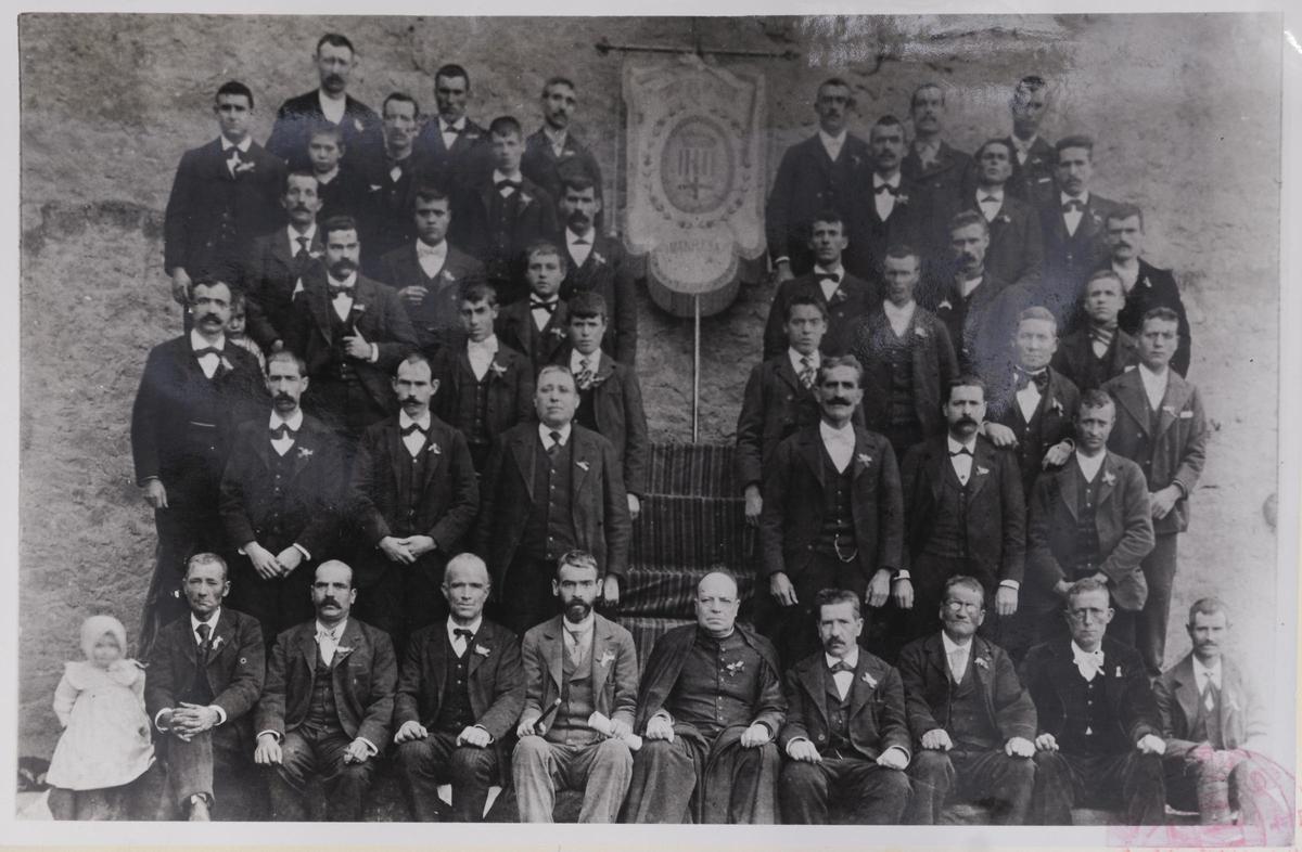 Membres del 'Coro' de Sant Josep, fundat el 1877