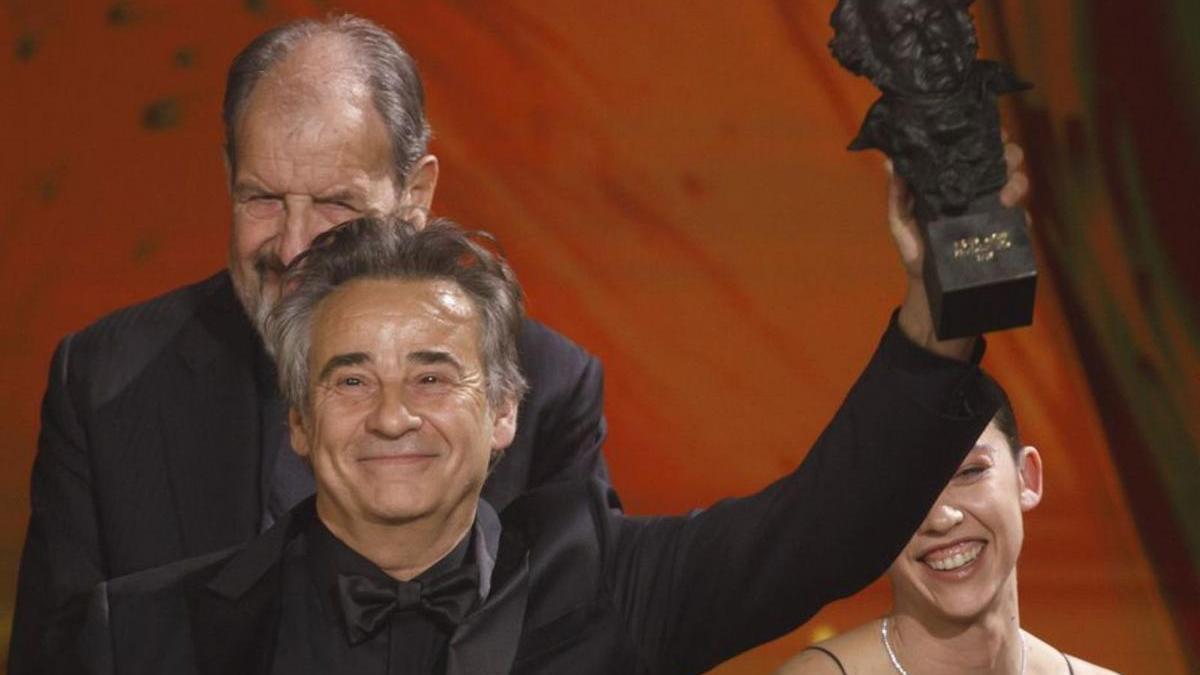 Eduard Fernández tras ganar el Goya a Mejor actor protagonista