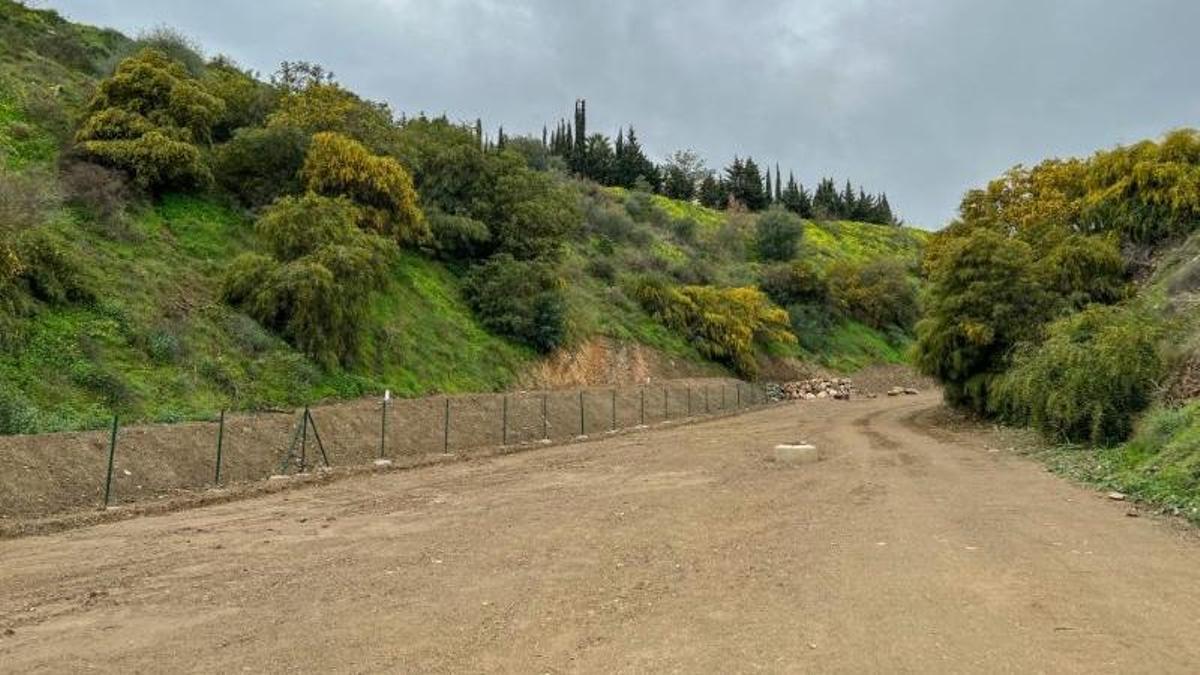 Así ha quedado el embovedado del arroyo Pantano en Benalmádena.