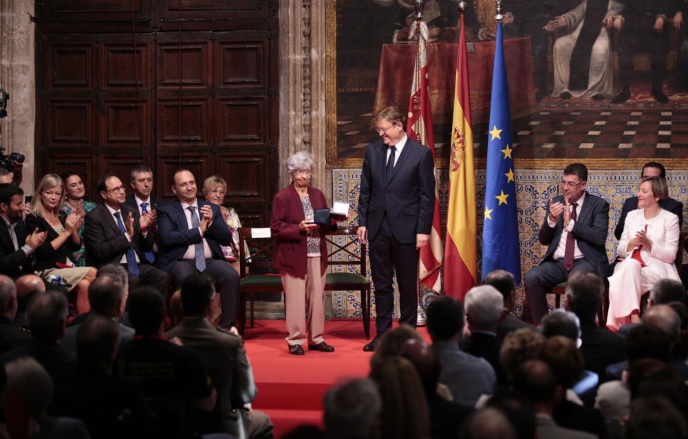 Acto institucional por el 9 d'Octubre en el Palau de la Generalitat