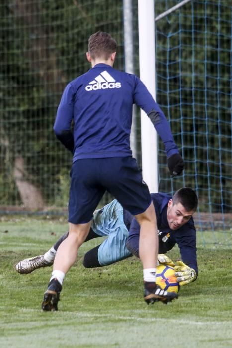 Entrenamiento del Real Oviedo